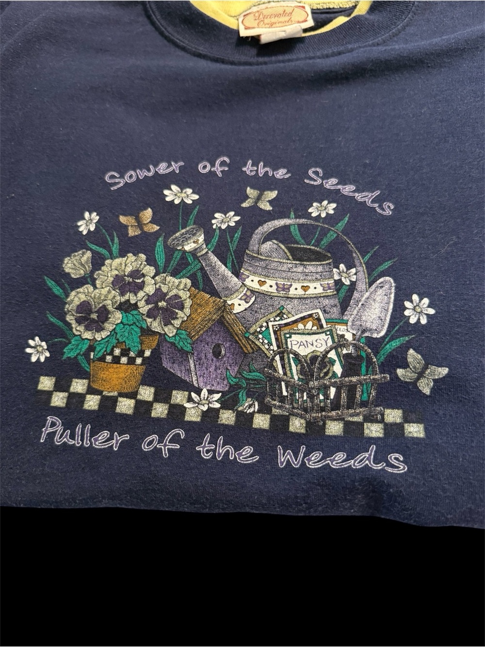 Decorated Originals Navy 'Sower of the Seeds' Short Sleeve Tee